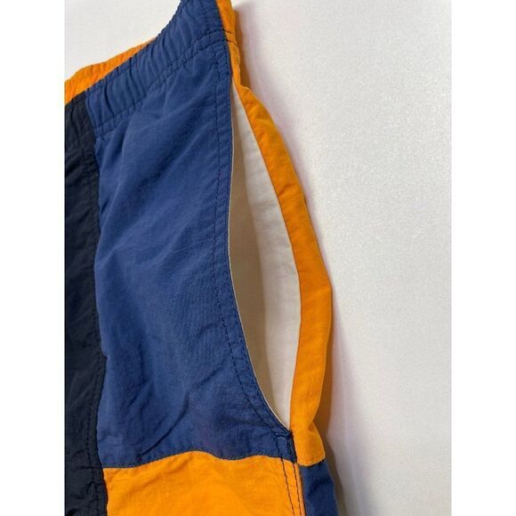 Nautica NS83 Swim Board Shorts Trunks Men Medium Blue Colorblock Nylon - Picture 2 of 6